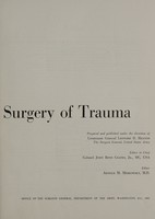 view Neurological surgery of trauma / Prepared and published under the direction of Leonard D. Heaton. Editor in Chief: John Boyd Coates, Jr.; editor: Arnold M. Meirowsky.
