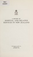 view A review of hospital and related services in New Zealand.