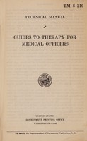 view Guides to therapy for medical officers.