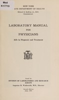 view Laboratory manual for physicians : aids in diagnosis and treatment.