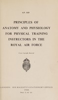 view Principles of anatomy and physiology for physical training instructors in the Royal Air Force.