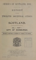 view Census of Scotland, 1911 : report on the twelfth decennial census of Scotland.