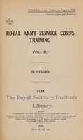 view Royal Army Service Corps training.