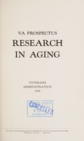 view V.A. prospectus research in aging.