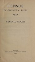 view Census of England & Wales, 1931 : general report.