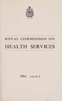 view Royal Commission on Health Services : [report].