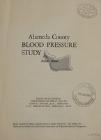 view Alameda County blood pressure study / Department of Public Health, State of California.