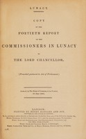 view Report of the Commissioners in Lunacy to the Lord Chancellor : 40th, 1885.