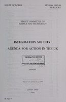 view Information society : agenda for action in the UK : report / Select Committee on Science and Technology.