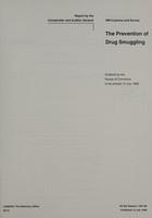 view HM Customs and Excise : the prevention of drug smuggling : report / by the Comptroller and Auditor General.