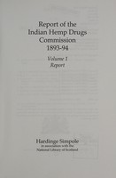 view Report of the Indian Hemp Drugs Commission, 1893-1894.