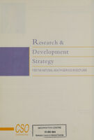 view Research & development strategy for the National Health Service in Scotland / Chief Scientist Office.