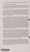view Scientific procedures on living animals / Home Office.
