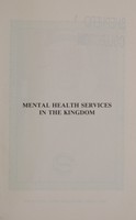 view Mental health services in the Kingdom / Kingdom of Saudi Arabia, Ministry of Health.