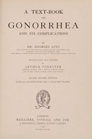 view A text-book on gonorrhea and its complications / by George Luys.