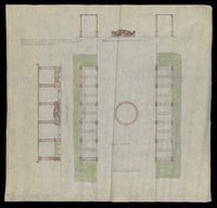 view Suggested arrangement of pergola.