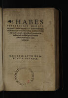 Habes sincerioris medicinae amator, iterum renatos VIII de morborum causis, accidentibus et curationibus libros ... / [Gariopontus].