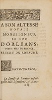 view Dissertation sur la nouvelle decouverte de l'hydropisie du conduit laerimal [sic], sur les causes qui la produisent, & sur les avantages que l'on retirera de cette nouvelle découverte : Presentée à messieurs de l'Academie royale des sciences de Paris le 16. septembre 1715 ... : Dans laquelle dissertation l'on fair voir que la nouvelle methode de guerir les fistules lacrimales, est aussi trés [sic] importante pour la guerison de l'hydropisie de ce conduit ... / Par Dominique Anel.