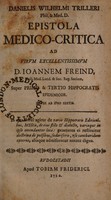 view Epistola medico-critica ad virum excellentissimum D. Ioannem Freind, ... super primo & tertio Hippocratis epidemicor. Nuper ab ipso editis.