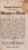 view Wunder-Buch von der göttlichen Magie.