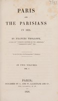 view Paris and the Parisians in 1835.