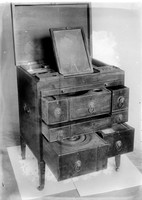 view M0000302: Lord Nelson's Toilet cabinet, from H.M.S. Victory