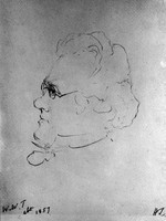 view M0000452: Portrait of William Makepeace Thackeray (1811-1863)
