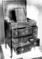 view M0000301: Lord Nelson's Toilet cabinet, from H.M.S. Victory