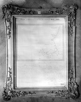 view M0000966: Framed chart of the British discovery of the Boothia Peninsula, 1829-1832