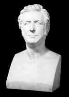 view M0001704: Photograph of a bust of Augustin Pyramus de Candolle (1778-1841), Swiss botanist