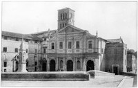 view M0001542: Photograph of the Basilica of St. Bartholomew on the Island (Basilica di San Bartolomeo all'Isola) in Rome, Italy