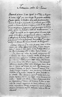 view M0001419: Reproduction of page 1 of a handwritten draft manuscript of <i>Instrucion sobre las Quinas</i>, by José Celestino Bruno Mutis y Bosio (1732-1808)