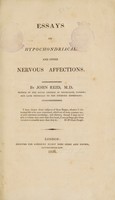 view Essays on hypochondriacal and other nervous affections / [John Reid].