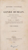 view Histoire naturelle du genre humain ... / [J.-J. Virey].