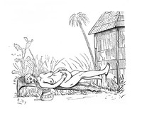 view M0001866: Book illustration possibly depicting the induction of labour