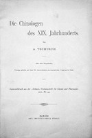 view M0001735: Reproduction of the title page from Die Chinologen des XIX. Jahrhunderts : Vortrag, gehalten auf dem IX. internationalen pharmaceutischen Congresse in Paris, 1900