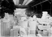 view M0002514: Stonework for the Wellcome Research Institute Building