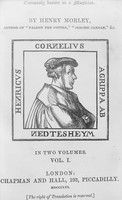 view M0002736: Title page including portrait of Henricus Cornelius Agrippa (1486-1535)