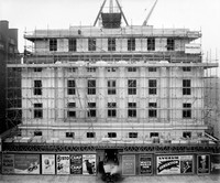 view M0002550: Side exterior view of Wellcome Research Institute Building under construction, 1931.