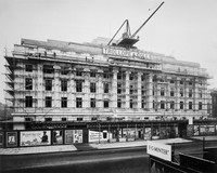 view M0002770: Exterior view of Wellcome Research Institute Building under construction, 1932 .