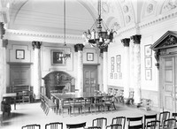 view M0003105: Interior of the conference room, Ministry of Health