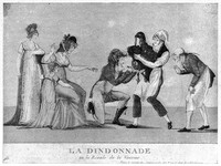 view M0002847: "La Dindonnade, ou le rivale de la vaccine"