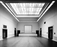 view M0003076: Interior view of the Lecture Hall in the Wellcome Research Institute Building