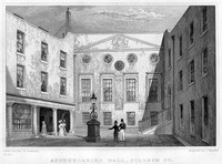 view M0003397: "Apothecaries Hall, Pilgrim St."