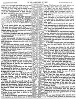 view M0003257: Page from the Bible: 2 Chronicles, Chapter 32