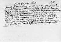 view M0003168:  Manuscript page from the papers of Mathurin Fournier, Maitre-Chirurgien of Perigueux.