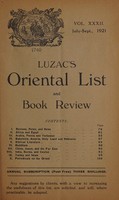 view Sales catalogue: Luzac's