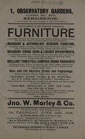 view Sales catalogue: Jno. W. Morley & Co.