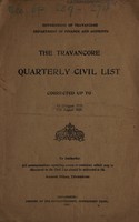 view Government of Travancore