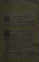 view Sales Catalogue 4: Bligh & Co.